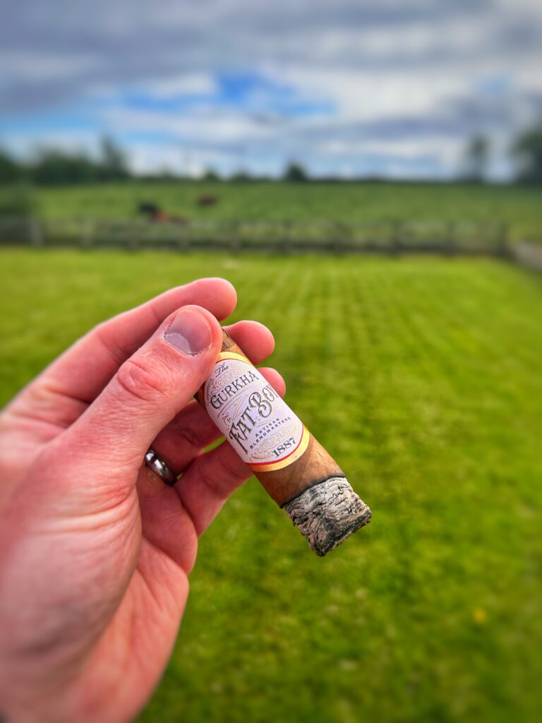 retrohaling explanation and review of Gurkha Fat Boy